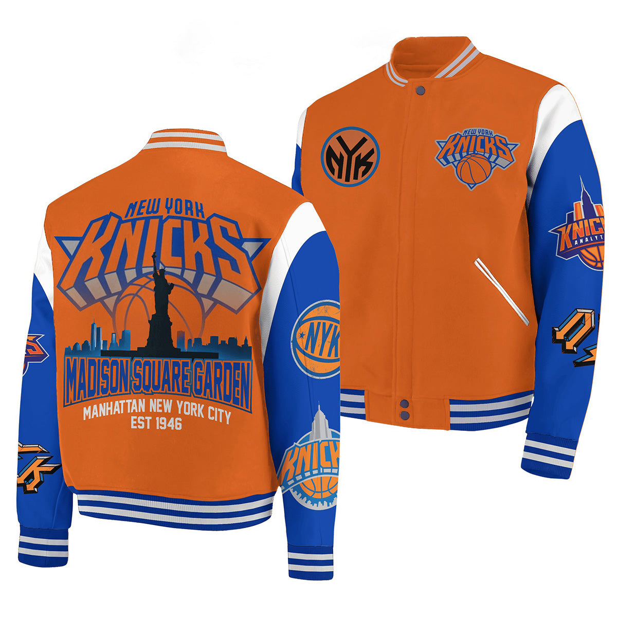 New York Knicks Baseball Jacket