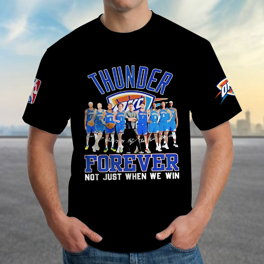 LIMITED EDITION - NEW CUSTOMIZED NBA01 OC OKLAHOMA CITY THUNDER T-SHIRT