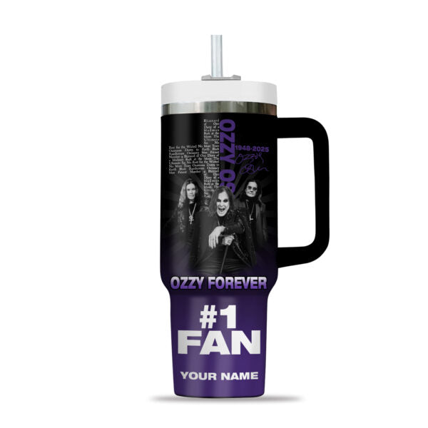 NEW PREMIUM BLACK SABBATH  X OZZY OSBOURNE 40 OZ TUMBLER