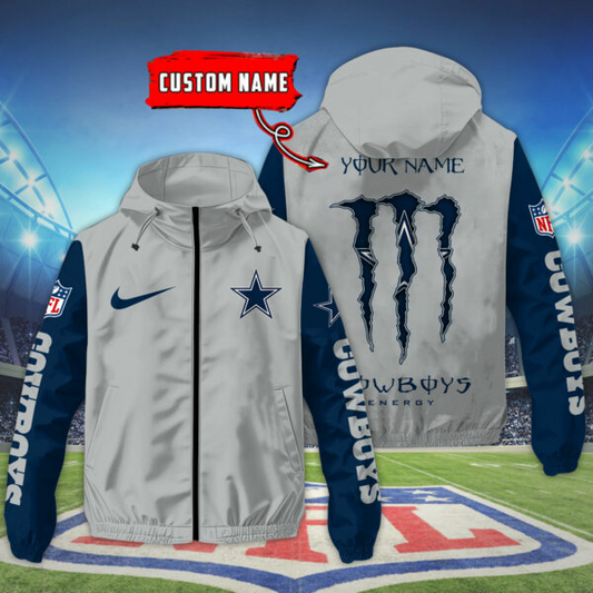 NEW PREMIUM DALLAS COWBOYS NFL WINDBREAKER JACKET