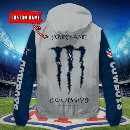 NEW PREMIUM DALLAS COWBOYS NFL WINDBREAKER JACKET