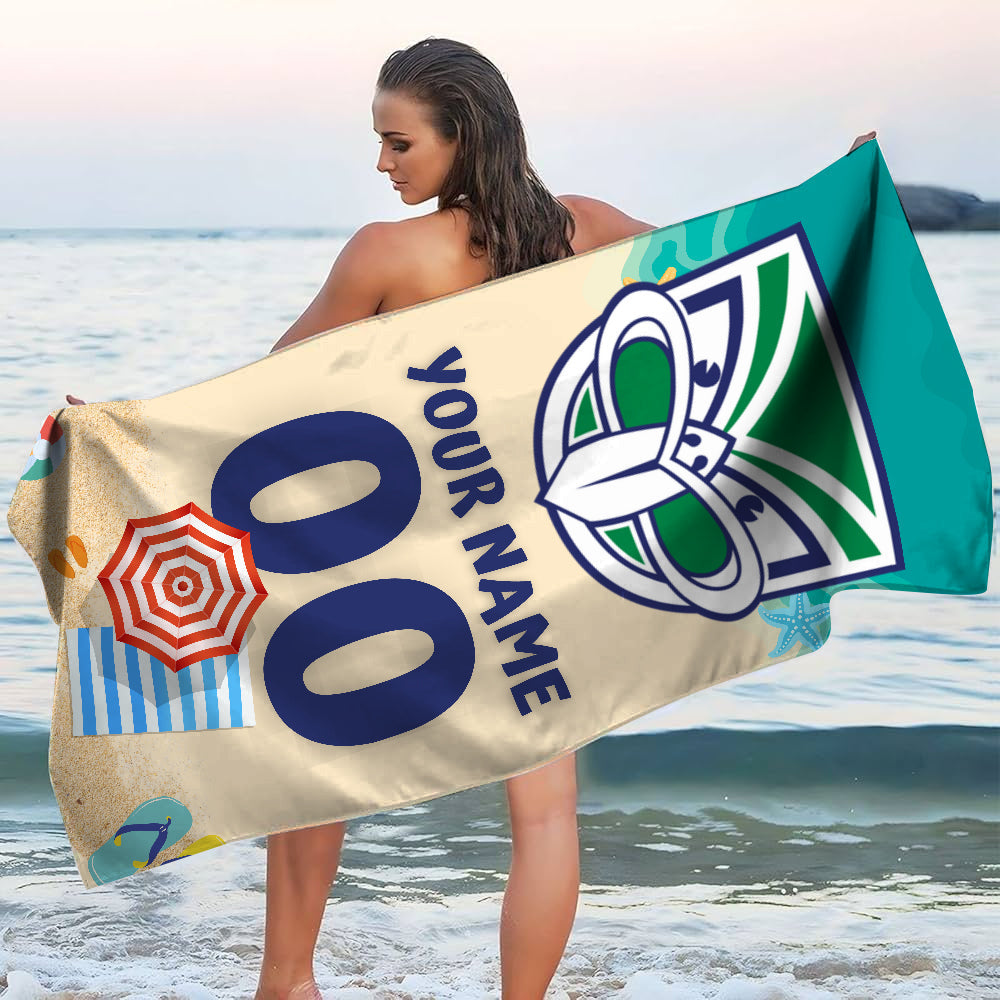 Just Landed - Senior 2025 Beach, Bath Towel ( KID & ADULT Size )