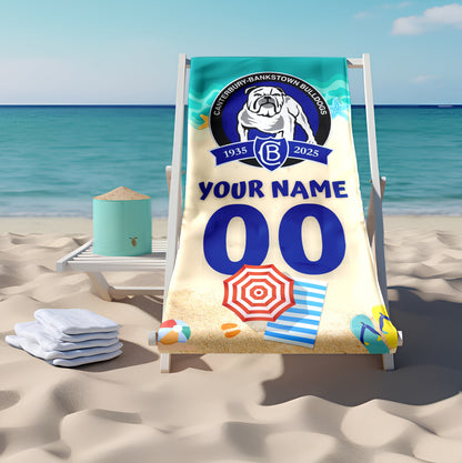 Just Landed - Senior 2025 Beach, Bath Towel ( KID & ADULT Size )