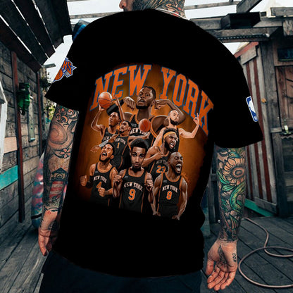 LIMITED EDITION - NEW CUSTOMIZED NBA04 NY NEW YORK KNICKS T-SHIRT
