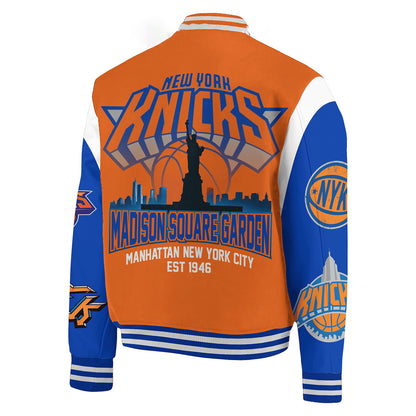 New York Knicks Baseball Jacket
