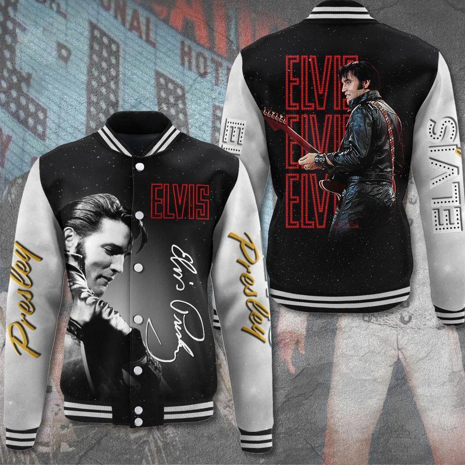 New Premium Elvis Presley Baseball Jacket - EVPLCAO15