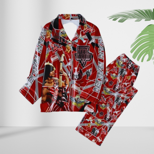 PREMIUM VAN HALEN PYJAMAS SET GIFT FOR FAN