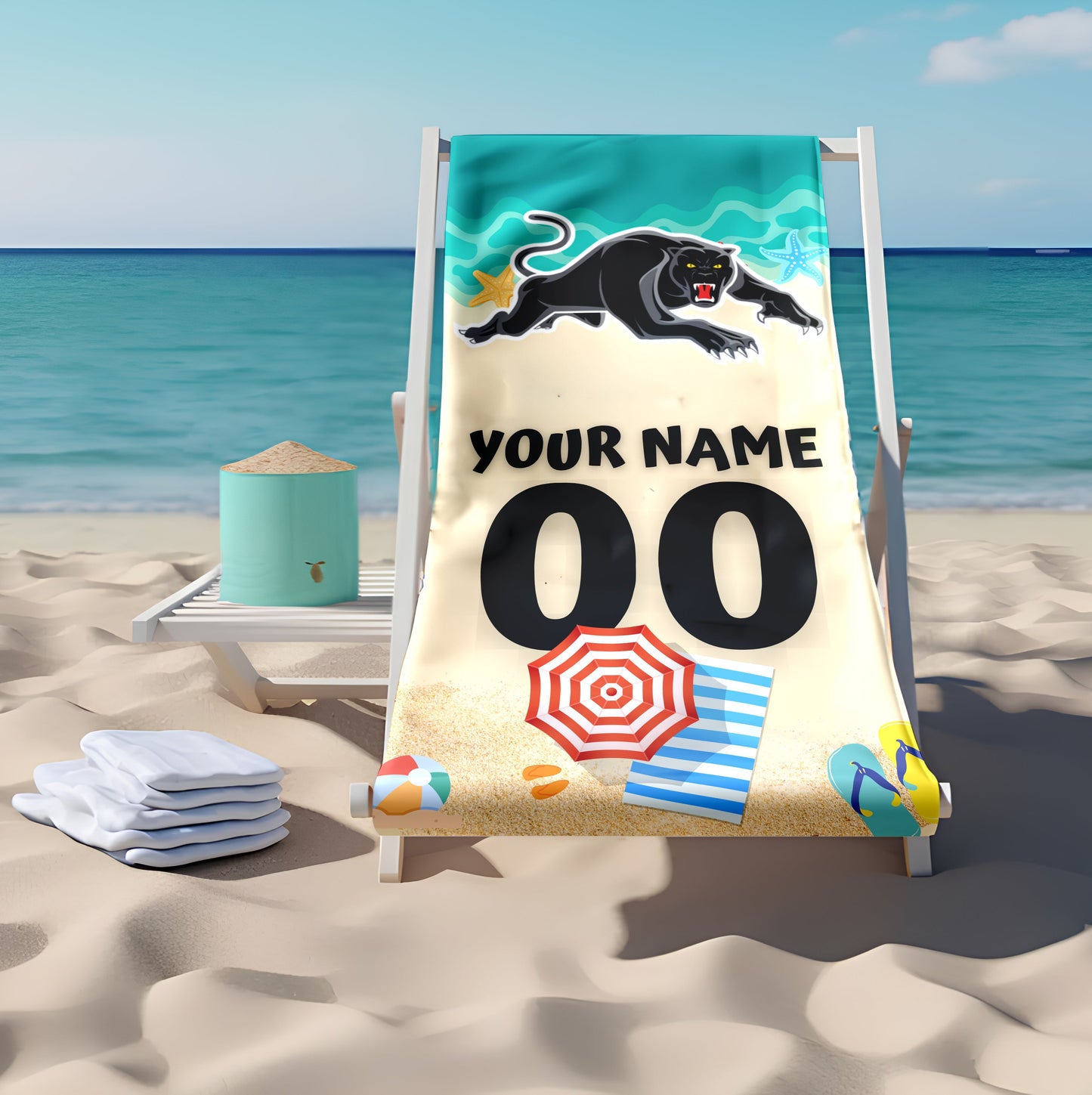 Just Landed - Senior 2025 Beach, Bath Towel ( KID & ADULT Size )