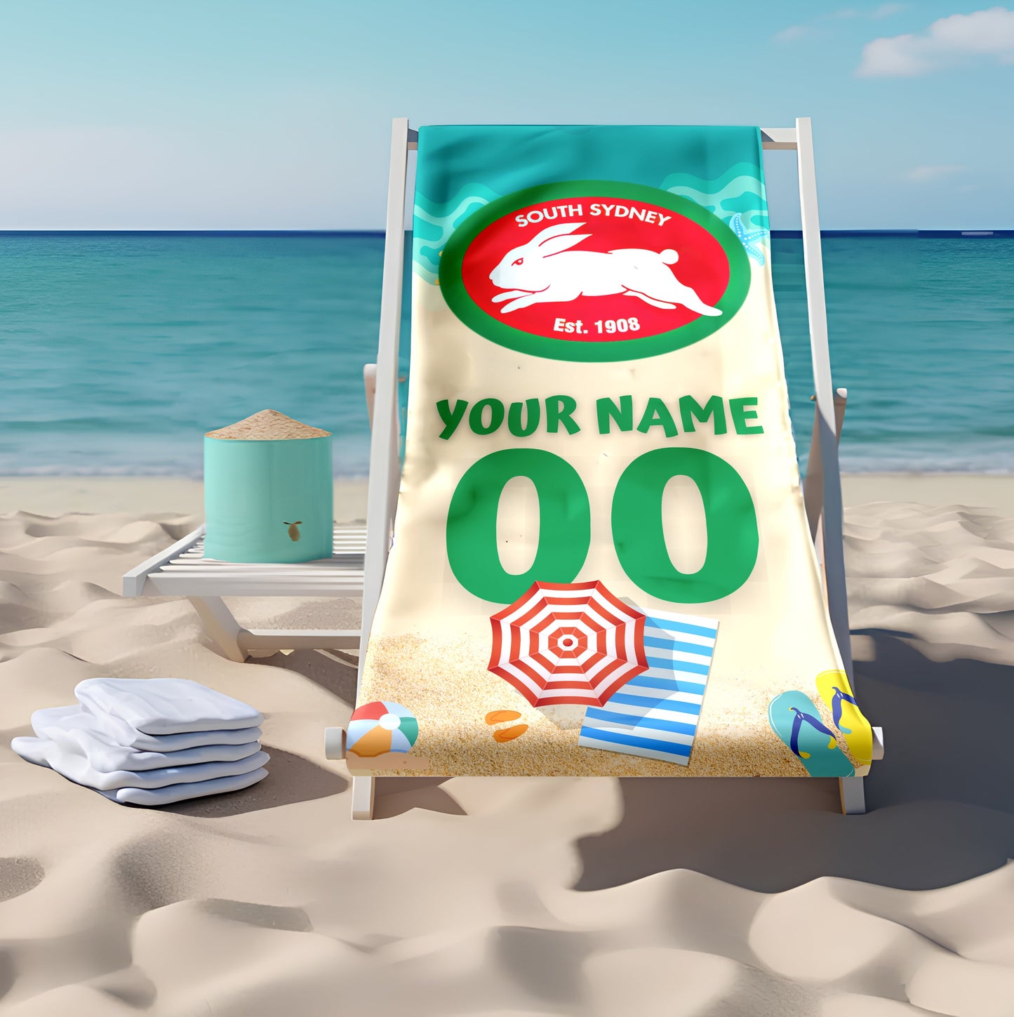 Just Landed - Senior 2025 Beach, Bath Towel ( KID & ADULT Size )