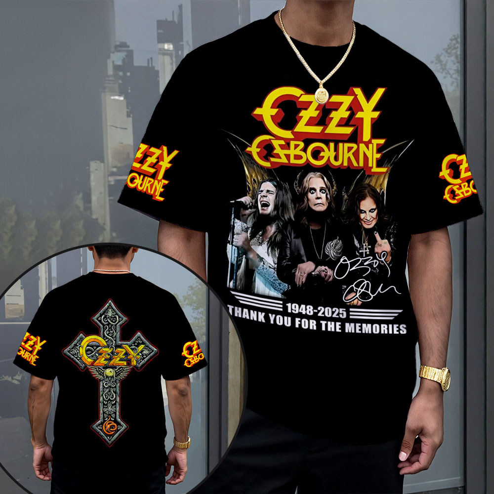 NEW PREMIUM BLACK SABBATH x OZZY OSBOURNE UNISEX SHIRT