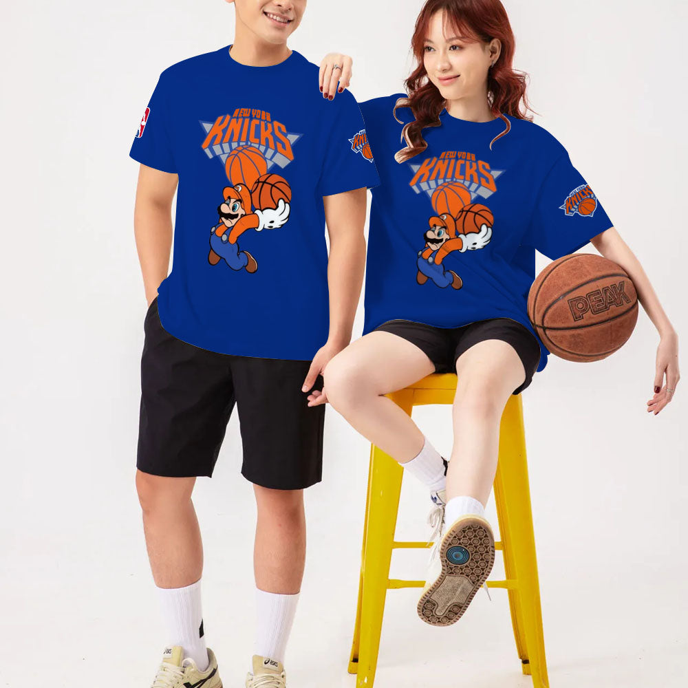 LIMITED EDITION - NEW CUSTOMIZED NBA04 NY NEW YORK KNICKS T-SHIRT