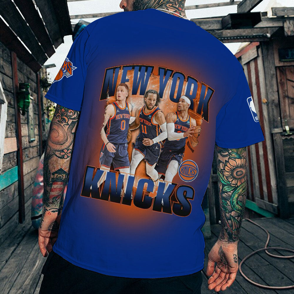 LIMITED EDITION - NEW CUSTOMIZED NBA04 NY NEW YORK KNICKS T-SHIRT