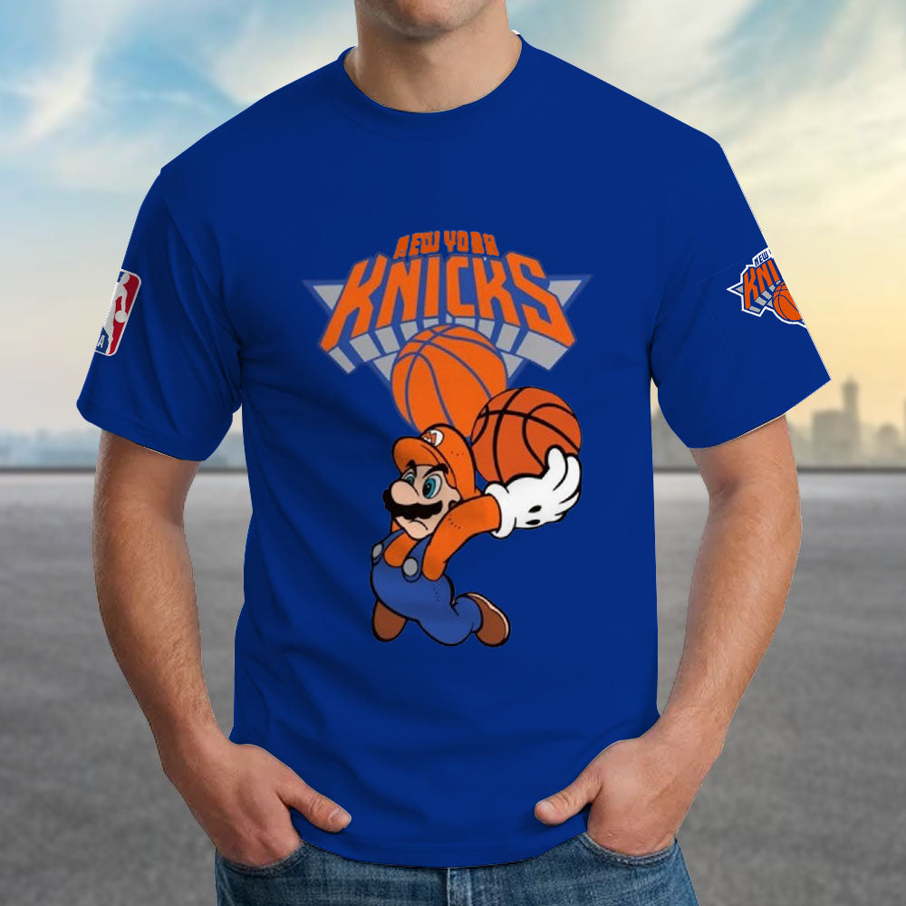 LIMITED EDITION - NEW CUSTOMIZED NBA04 NY NEW YORK KNICKS T-SHIRT