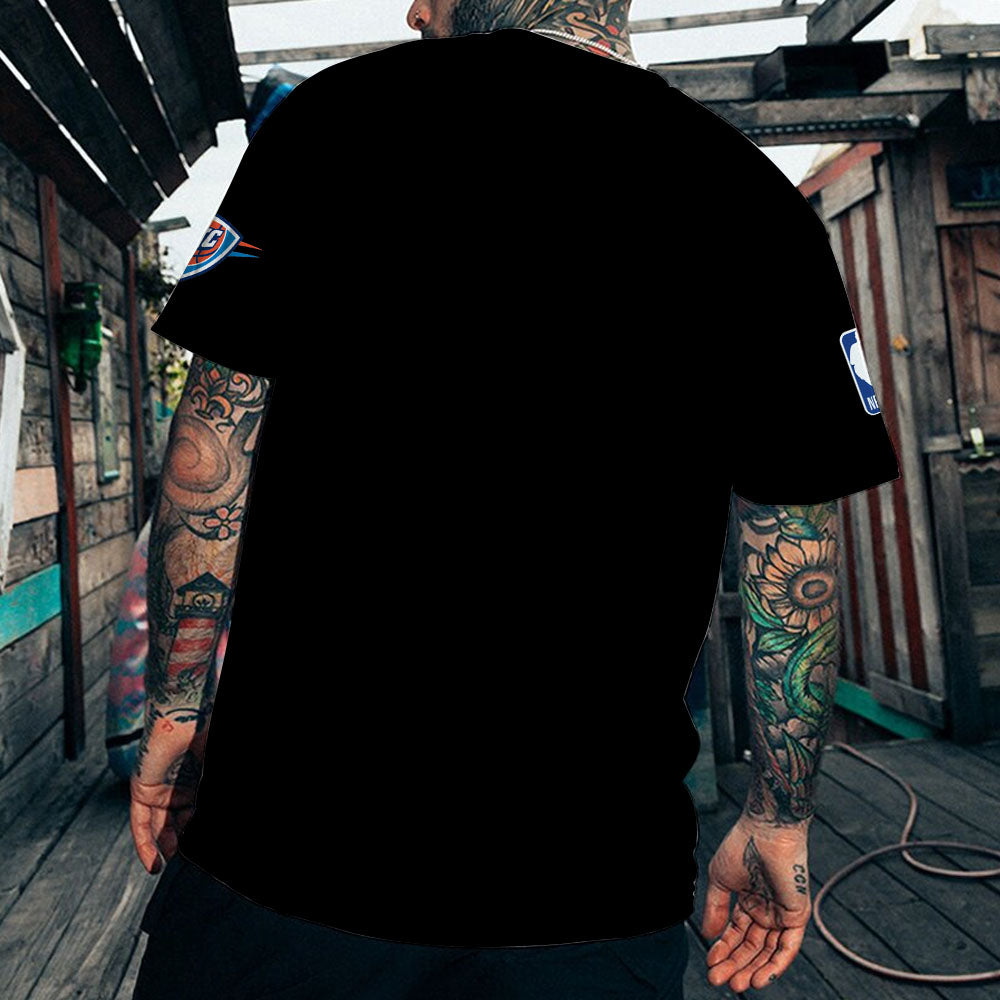 LIMITED EDITION - NEW CUSTOMIZED NBA01 OC OKLAHOMA CITY THUNDER T-SHIRT