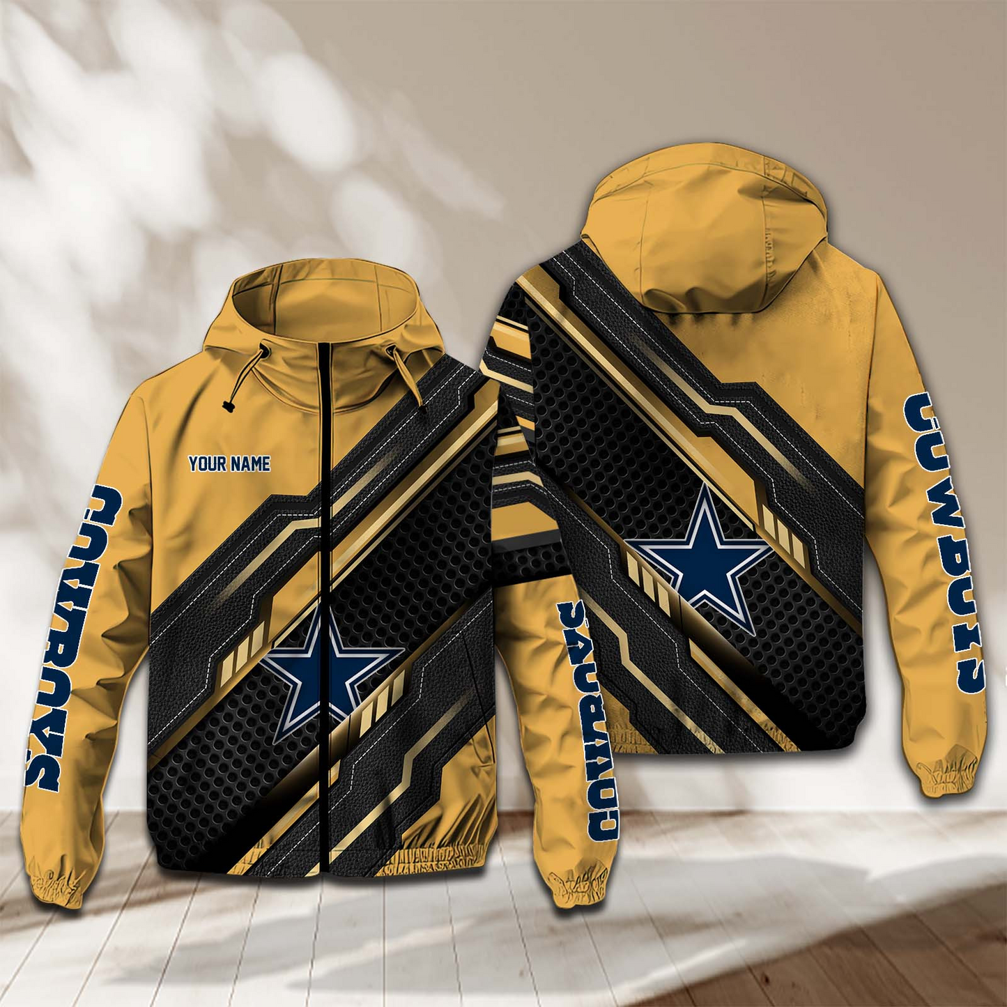 NEW PREMIUM DALLAS COWBOYS NFL WINDBREAKER JACKET