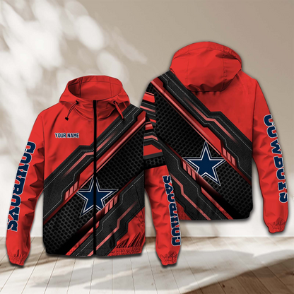 NEW PREMIUM DALLAS COWBOYS NFL WINDBREAKER JACKET