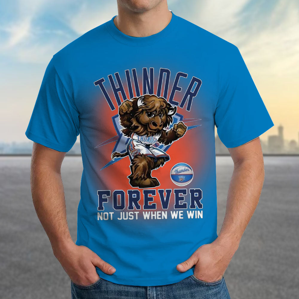 LIMITED EDITION - NEW CUSTOMIZED NBA01 OC OKLAHOMA CITY THUNDER T-SHIRT