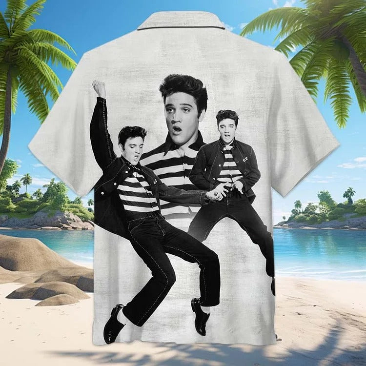 New Premium Elvis Presley  Unisex Hawaiian Shirt - EVPLCAO117