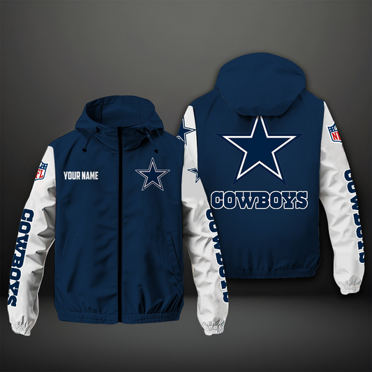 NEW PREMIUM DALLAS COWBOYS NFL WINDBREAKER JACKET