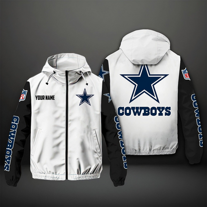 NEW PREMIUM DALLAS COWBOYS NFL WINDBREAKER JACKET