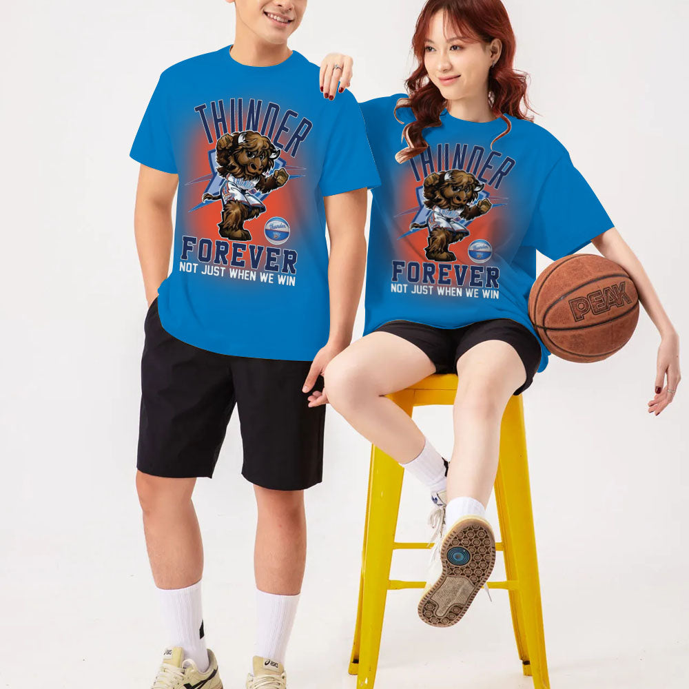 LIMITED EDITION - NEW CUSTOMIZED NBA01 OC OKLAHOMA CITY THUNDER T-SHIRT