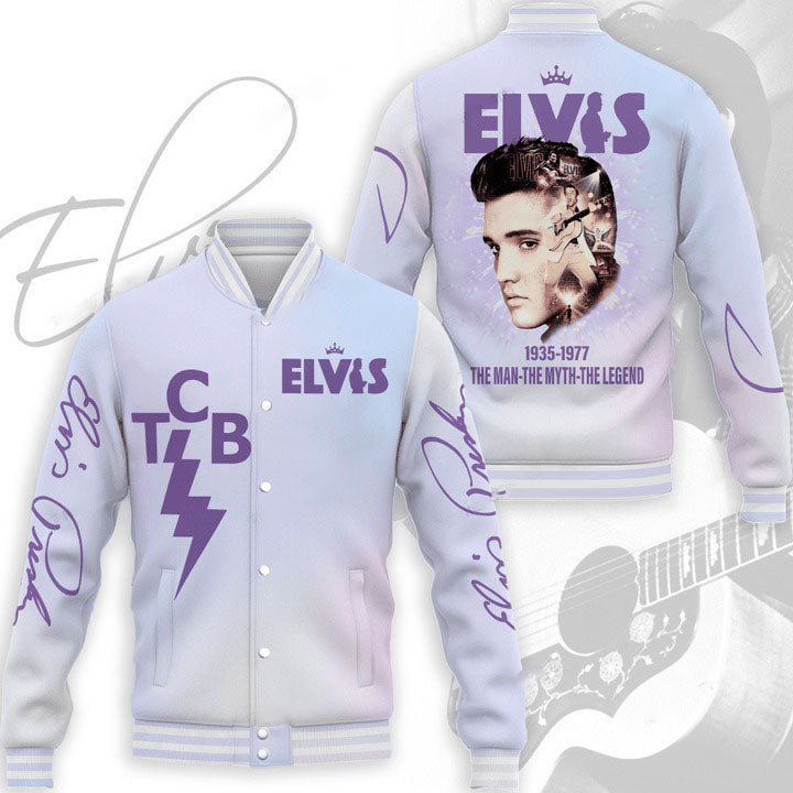 New Premium Elvis Presley Baseball Jacket - EVPLCAO68