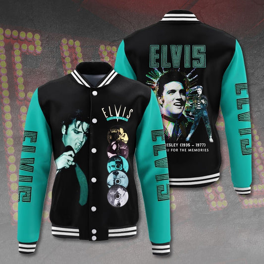 New Premium Elvis Presley Baseball Jacket - EVPLCAO69