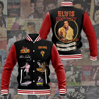 New Premium Elvis Presley Baseball Jacket - EVPLCAO70