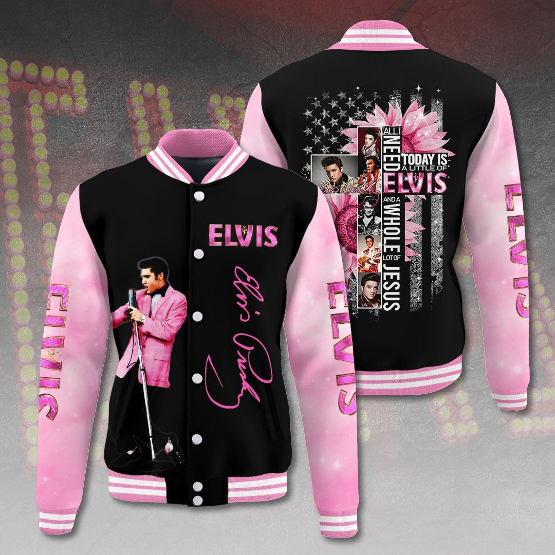 New Premium Elvis Presley Baseball Jacket - EVPLCAO71