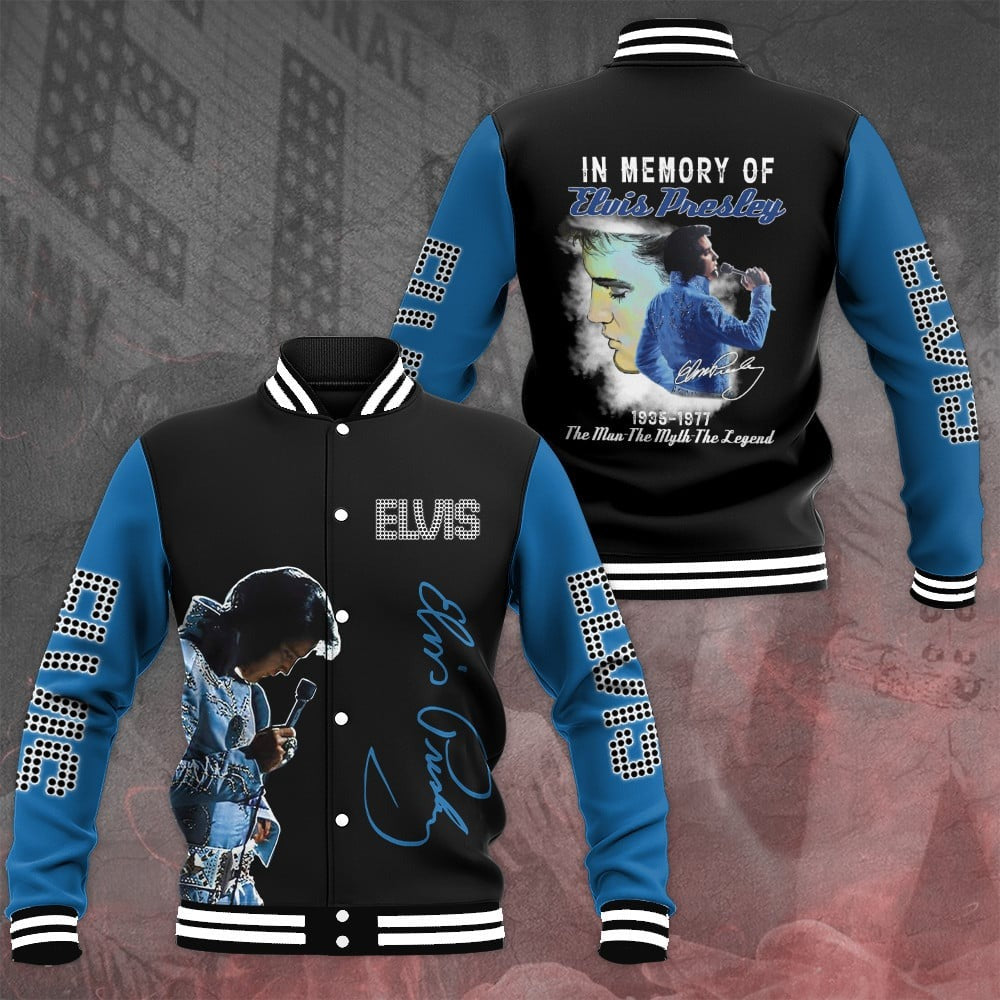 New Premium Elvis Presley Baseball Jacket - EVPLCAO72