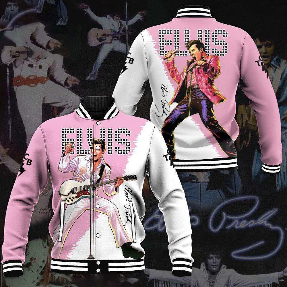New Premium Elvis Presley Baseball Jacket - EVPLCAO73