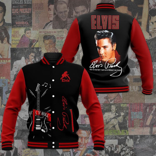 New Premium Elvis Presley Baseball Jacket - EVPLCAO74