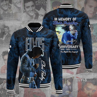 New Premium Elvis Presley Baseball Jacket - EVPLCAO76