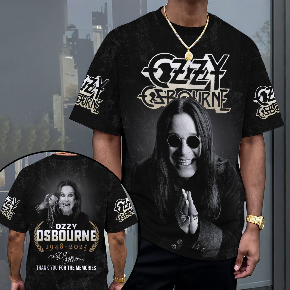 NEW PREMIUM BLACK SABBATH x OZZY OSBOURNE UNISEX SHIRT
