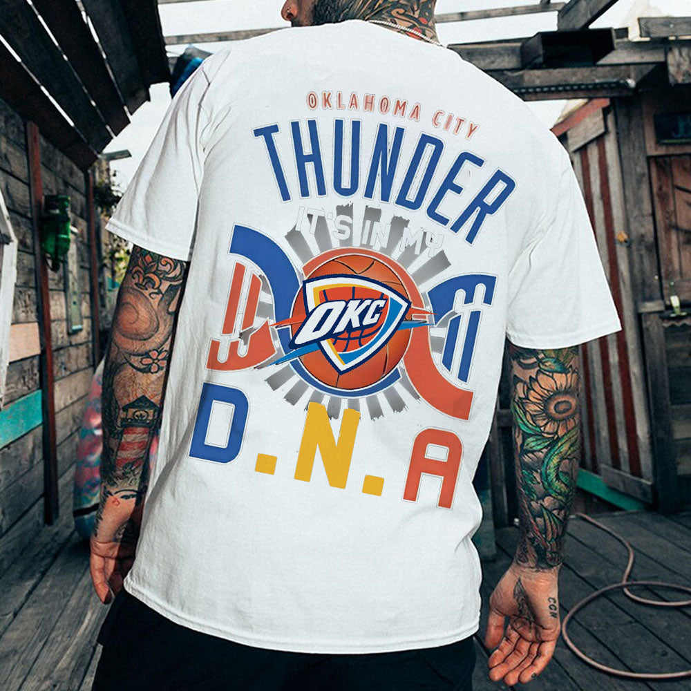 LIMITED EDITION - NEW CUSTOMIZED NBA01 OC OKLAHOMA CITY THUNDER T-SHIRT
