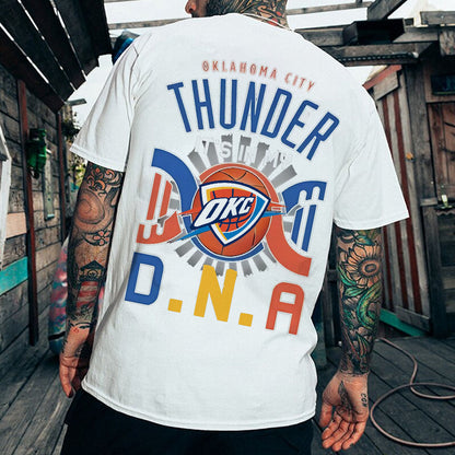 LIMITED EDITION - NEW CUSTOMIZED NBA01 OC OKLAHOMA CITY THUNDER T-SHIRT