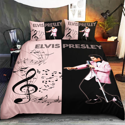 New Premium Elvis Presley Bedding Set - EVPLCAO01