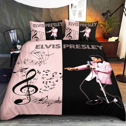 New Premium Elvis Presley Bedding Set - EVPLCAO01