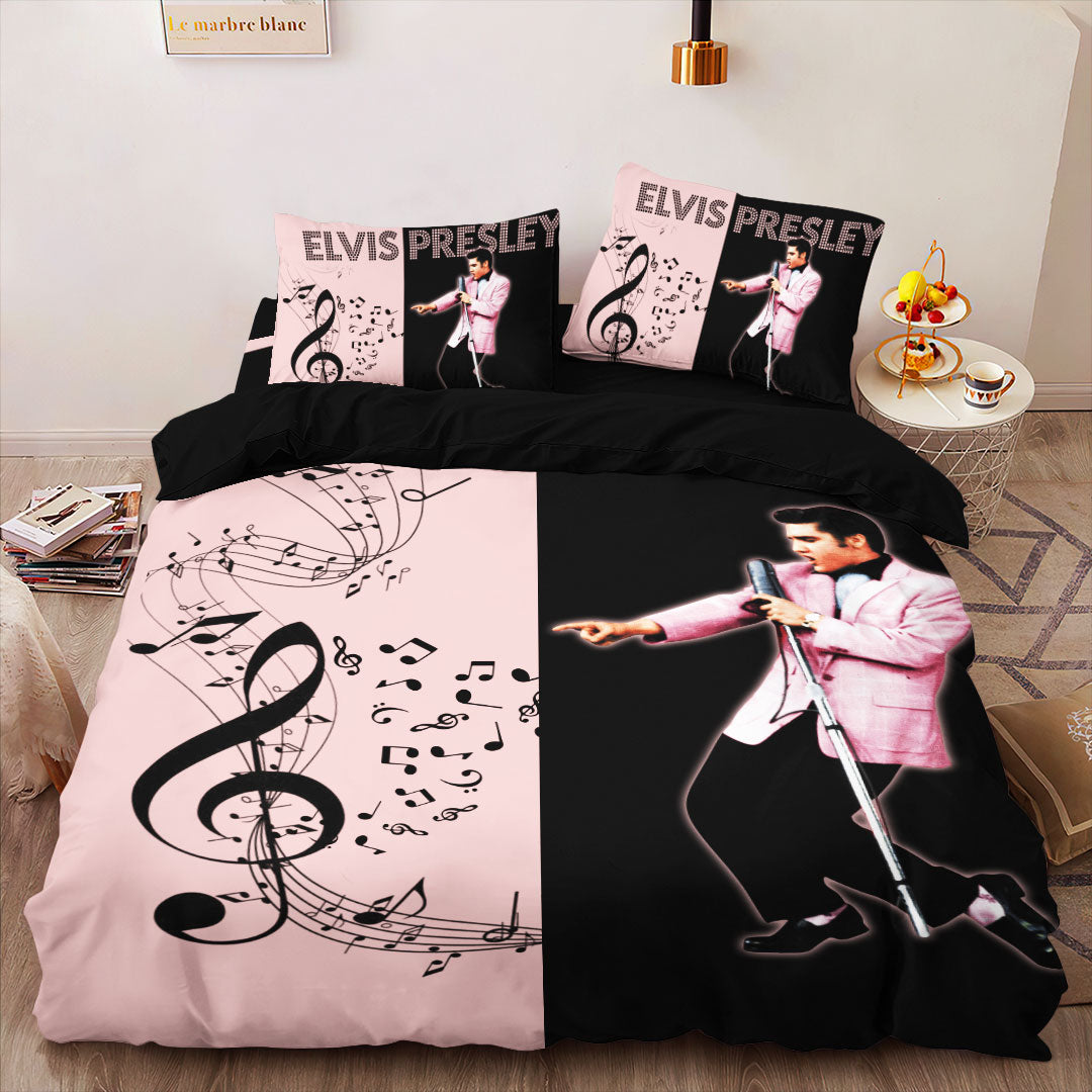 New Premium Elvis Presley Bedding Set - EVPLCAO01