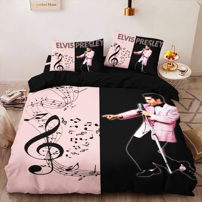 New Premium Elvis Presley Bedding Set - EVPLCAO01
