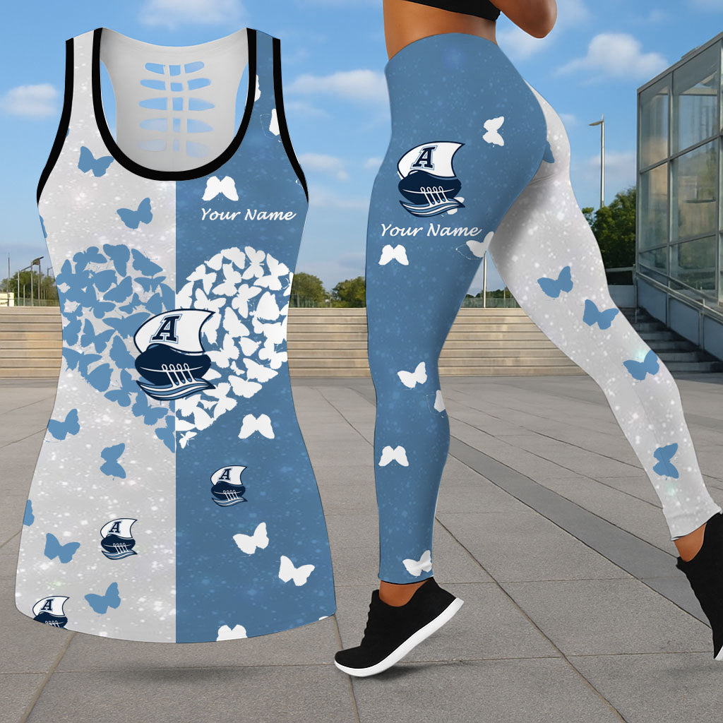 New CFL Customized Leggings & Hollow Tank Top Set