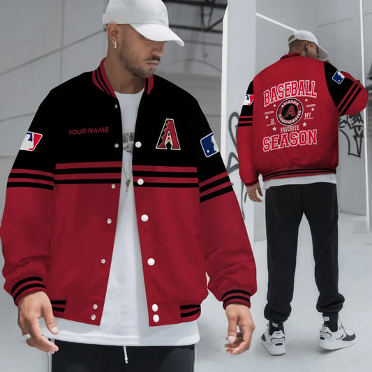 LIMITED EDITION - NEW CUSTOMIZED MLB07 ADS ARIZONA DIAMONDBACKS BASEBALL JACKET