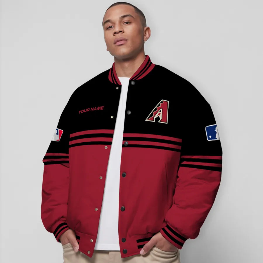 LIMITED EDITION - NEW CUSTOMIZED MLB07 ADS ARIZONA DIAMONDBACKS BASEBALL JACKET