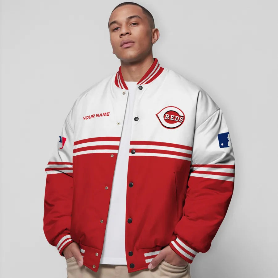 LIMITED EDITION - NEW CUSTOMIZED MLB05 CRS CINCINNATI REDS BASEBALL JACKET
