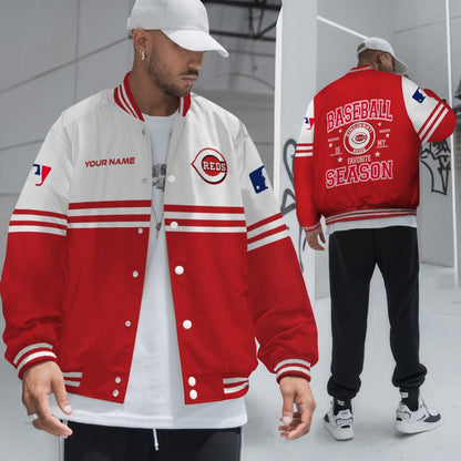 LIMITED EDITION - NEW CUSTOMIZED MLB05 CRS CINCINNATI REDS BASEBALL JACKET