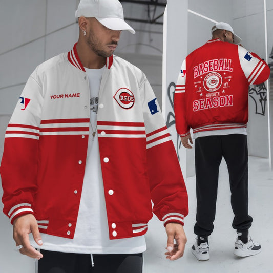 LIMITED EDITION - NEW CUSTOMIZED MLB05 CRS CINCINNATI REDS BASEBALL JACKET
