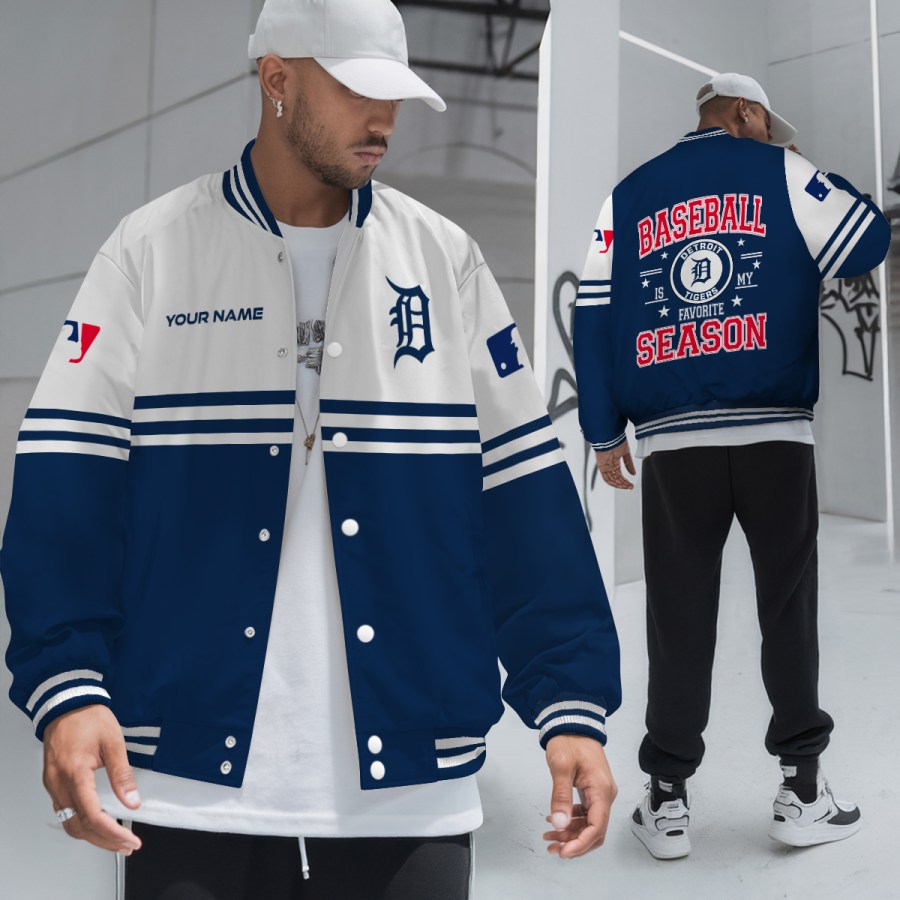 LIMITED EDITION - NEW CUSTOMIZED MLB16 DTS DETROIT TIGERS BASEBALL JACKET