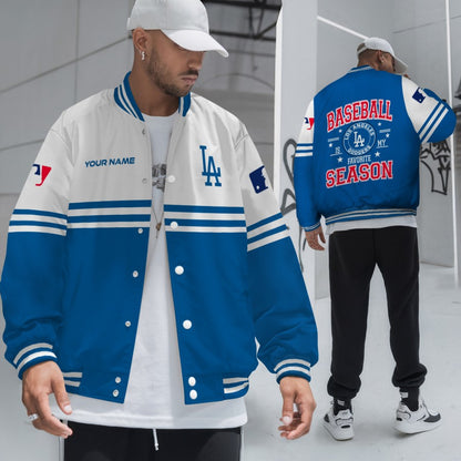 LIMITED EDITION - NEW CUSTOMIZED MLB02 LAD LOS ANGELES DODGERS BASEBALL JACKET