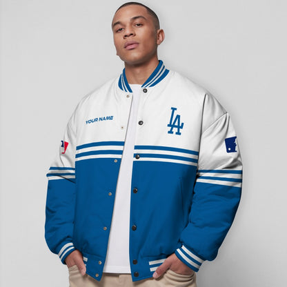 LIMITED EDITION - NEW CUSTOMIZED MLB02 LAD LOS ANGELES DODGERS BASEBALL JACKET