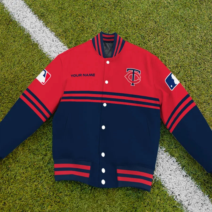 LIMITED EDITION - NEW CUSTOMIZED MLB22 MTS MINNESOTA TWINS BASEBALL JACKET